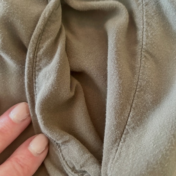 Divided H&M Jogger Pants Olive Army Green Pull On Elastic Waist Pockets size 10 - Picture 10 of 15